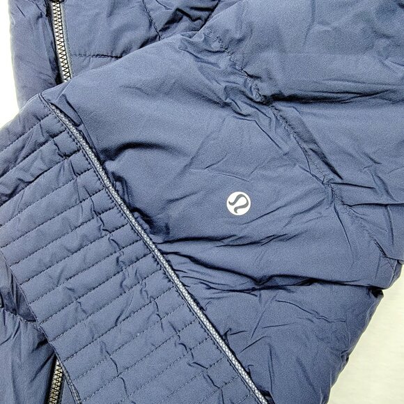 Lululemon Women's Inkwell Fluffed Up Long Sleeve Pullover Puffer Jacket Size 6 - Picture 3 of 7